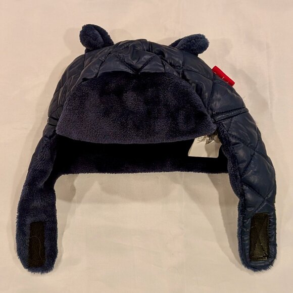 EUC Like-New OneKid Quilted Bomber Hat (Trapper Hat With Ear Flaps) - Picture 3 of 13